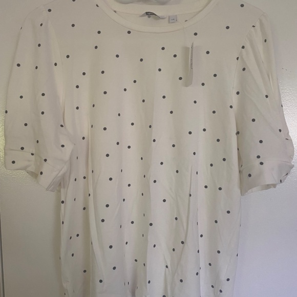 Polka dot top stretchy size L NWT - Picture 3 of 4